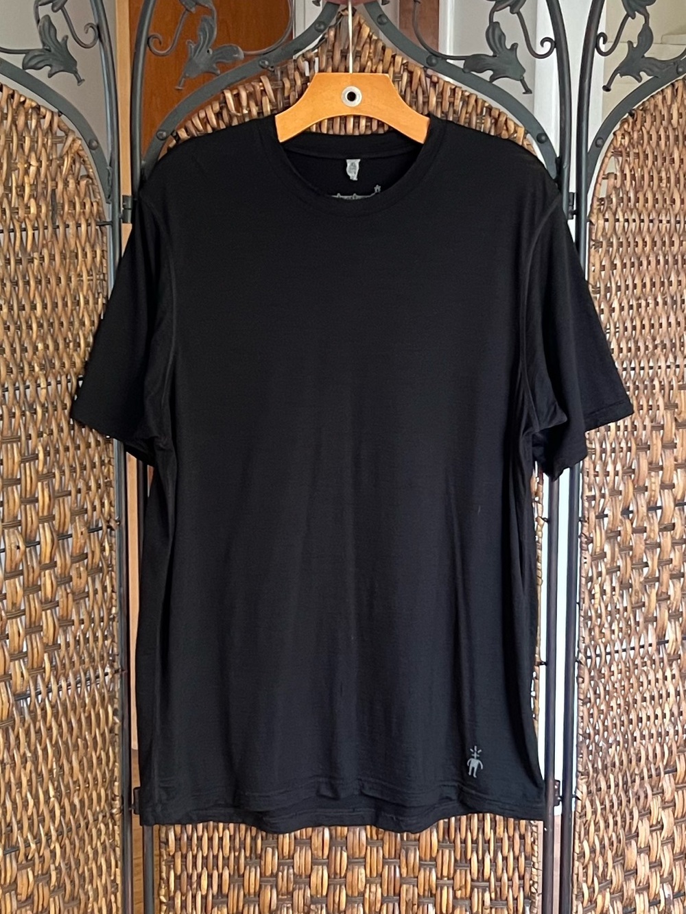 XL Pure Merino Smartwool Black T-Shirt Men’s